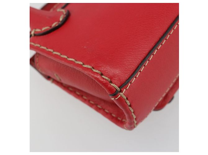 Chloé Borsa Chloe in pelle 2way Rosso Oro Auth BA13481A D'oro - vista 17