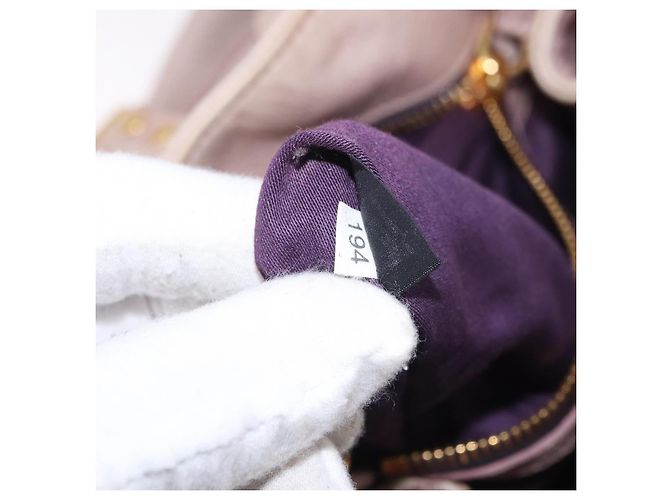 Borsa Miu Miu in pelle 2way Rosa Oro Auth 187497 D'oro - vista 11