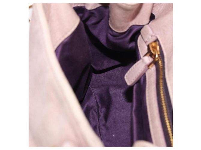 Borsa Miu Miu in pelle 2way Rosa Oro Auth 187497 D'oro - vista 23