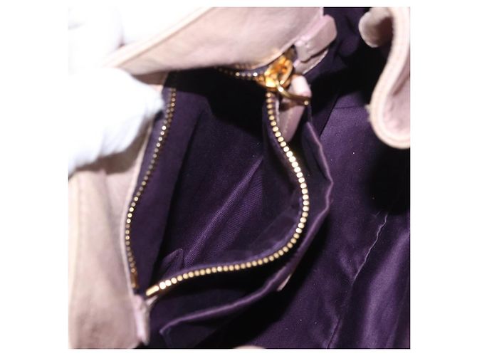 Borsa Miu Miu in pelle 2way Rosa Oro Auth 187497 D'oro - vista 25