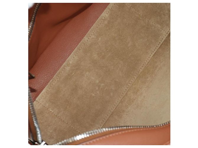 LOEWE Studio Ghibli My Neighbor Totoro Amazona 28 Leather 2way Auth 167413SM Marrone Argento - vista 10