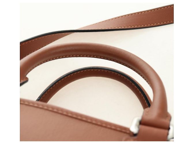 LOEWE Studio Ghibli My Neighbor Totoro Amazona 28 Leather 2way Auth 167413SM Marrone Argento - vista 14