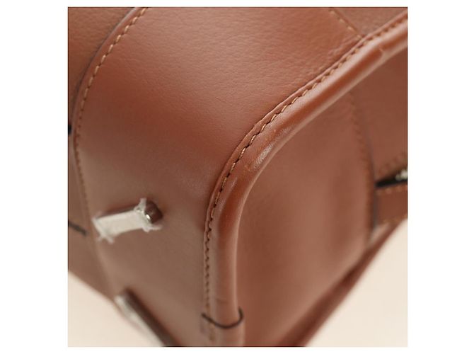 LOEWE Studio Ghibli My Neighbor Totoro Amazona 28 Leather 2way Auth 167413SM Marrone Argento - vista 19