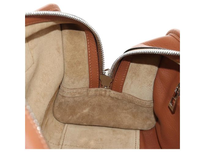 LOEWE Studio Ghibli My Neighbor Totoro Amazona 28 Leather 2way Auth 167413SM Marrone Argento - vista 28