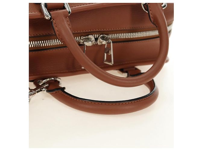 LOEWE Studio Ghibli My Neighbor Totoro Amazona 28 Leather 2way Auth 167413SM Marrone Argento - vista 7