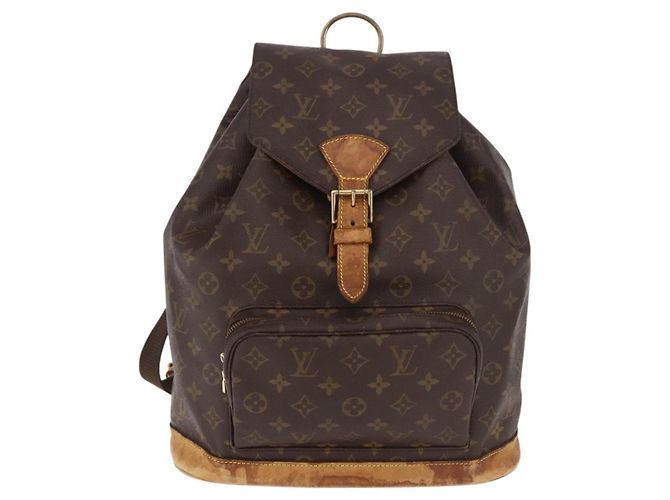 Zaino LOUIS VUITTON Monogram Montsouris GM M51135 LV Auth 183866 Monogramma - vista 13