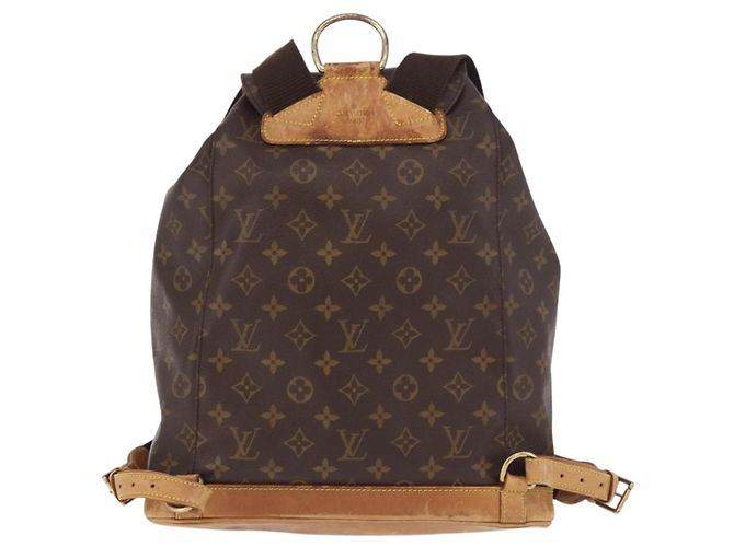 Zaino LOUIS VUITTON Monogram Montsouris GM M51135 LV Auth 183866 Monogramma - vista 2