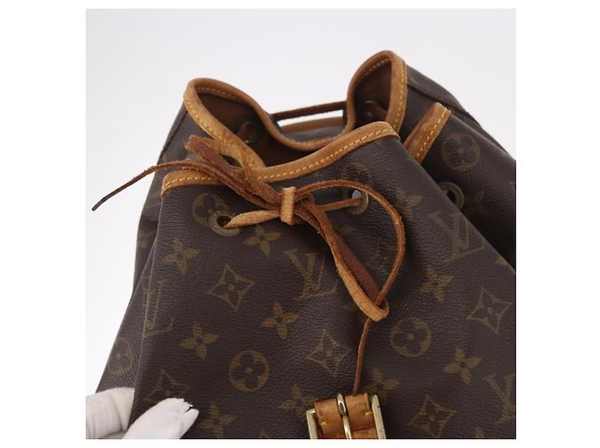 Zaino LOUIS VUITTON Monogram Montsouris GM M51135 LV Auth 183866 Monogramma - vista 23