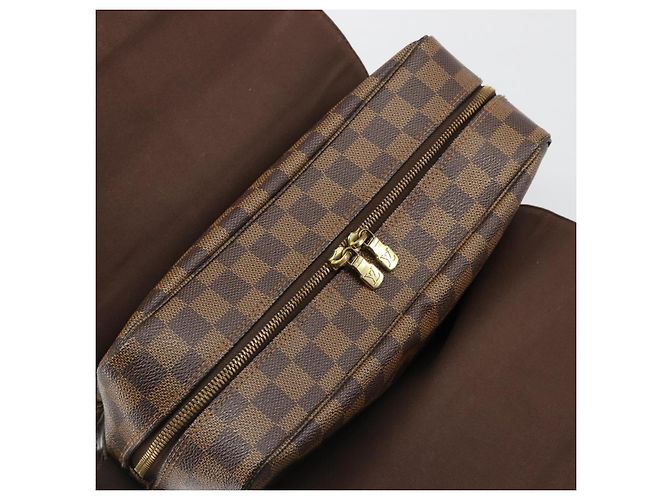 LOUIS VUITTON Borsa a Spalla Damier Ebene Naviglio N45255 LV Auth ka4790 - vista 10