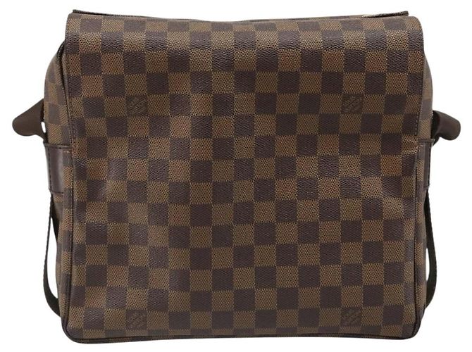 LOUIS VUITTON Borsa a Spalla Damier Ebene Naviglio N45255 LV Auth ka4790 - vista 13