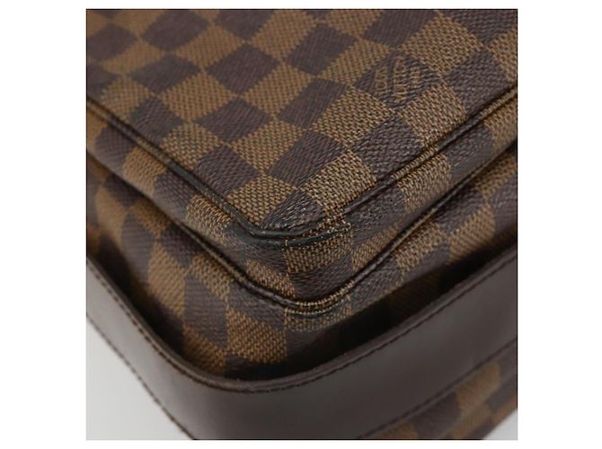 LOUIS VUITTON Borsa a Spalla Damier Ebene Naviglio N45255 LV Auth ka4790 - vista 14