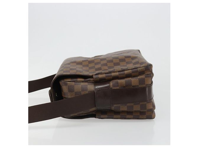 LOUIS VUITTON Borsa a Spalla Damier Ebene Naviglio N45255 LV Auth ka4790 - vista 4