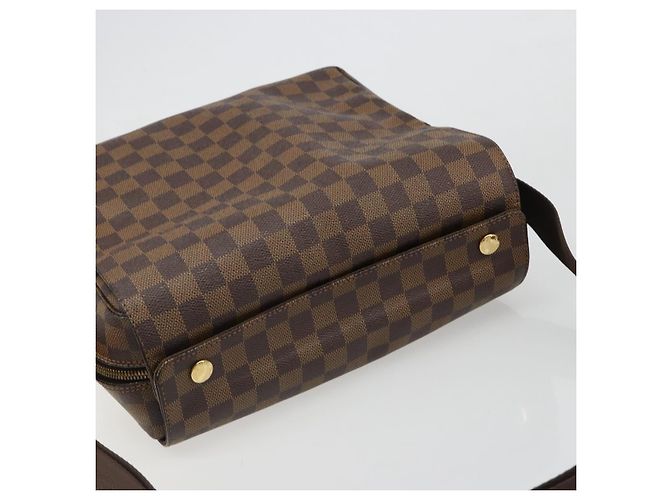 LOUIS VUITTON Borsa a Spalla Damier Ebene Naviglio N45255 LV Auth ka4790 - vista 6