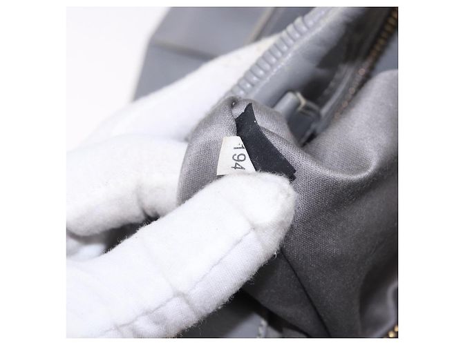 Borsa Miu Miu in pelle 2way Grigio Oro Autentica 187651A Marrone D'oro - vista 12