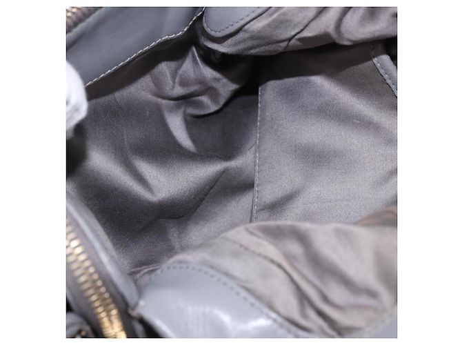 Borsa Miu Miu in pelle 2way Grigio Oro Autentica 187651A Marrone D'oro - vista 22