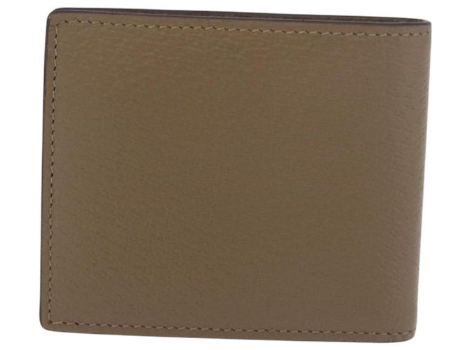 Portafoglio GUCCI GG Marmont in pelle beige argento 428726 Auth 186156M - vista 2