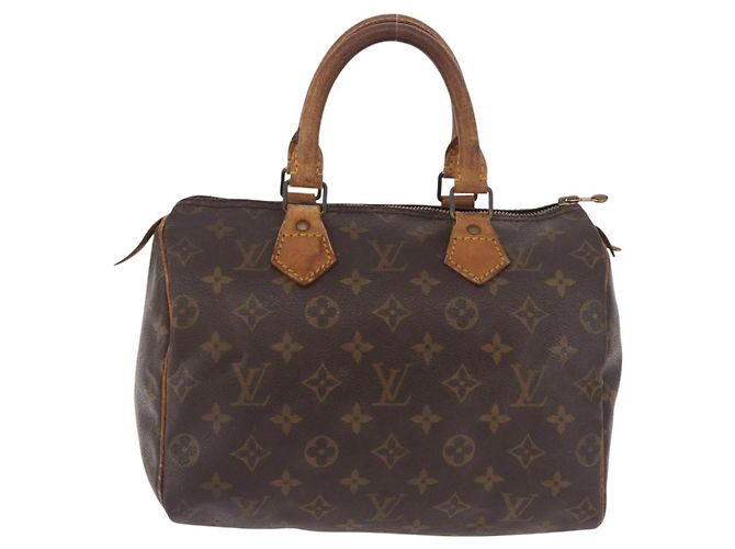 LOUIS VUITTON Borsa Monogram Speedy 25 M41528 LV Auth 187644 Monogramma - vista 13