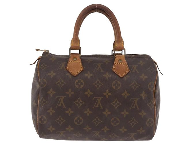 LOUIS VUITTON Borsa Monogram Speedy 25 M41528 LV Auth 187644 Monogramma - vista 2