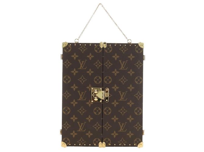 LOUIS VUITTON Monogram Home Mirror Trunk GI0554 LV Auth 184970SAM Monogramma - vista 13