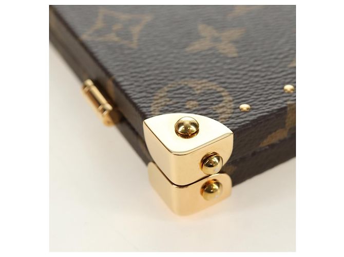 LOUIS VUITTON Monogram Home Mirror Trunk GI0554 LV Auth 184970SAM Monogramma - vista 17