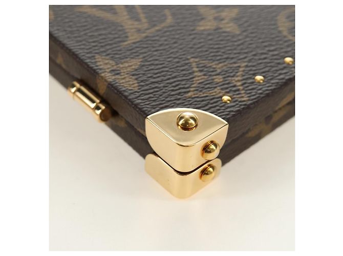 LOUIS VUITTON Monogram Home Mirror Trunk GI0554 LV Auth 184970SAM Monogramma - vista 19