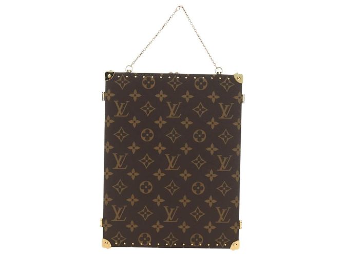 LOUIS VUITTON Monogram Home Mirror Trunk GI0554 LV Auth 184970SAM Monogramma - vista 2