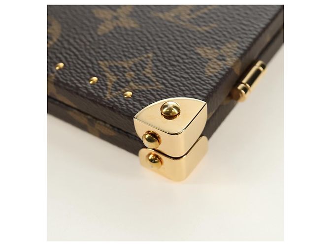 LOUIS VUITTON Monogram Home Mirror Trunk GI0554 LV Auth 184970SAM Monogramma - vista 20