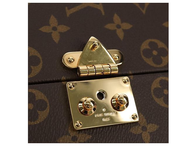 LOUIS VUITTON Monogram Home Mirror Trunk GI0554 LV Auth 184970SAM Monogramma - vista 22