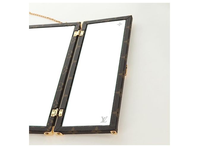 LOUIS VUITTON Monogram Home Mirror Trunk GI0554 LV Auth 184970SAM Monogramma - vista 25