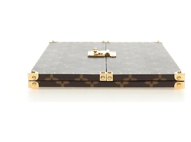 LOUIS VUITTON Monogram Home Mirror Trunk GI0554 LV Auth 184970SAM Monogramma - vista 5