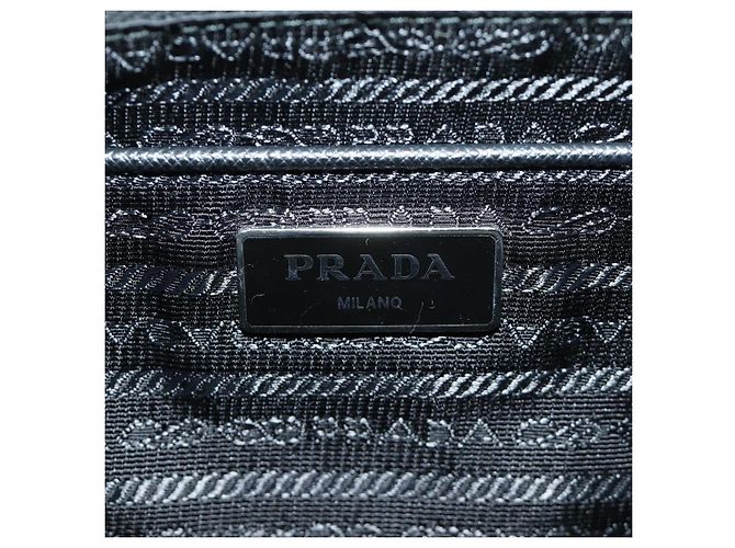 PRADA Backpack PVC Canvas Silver Auth 184815M Silvery - view 29