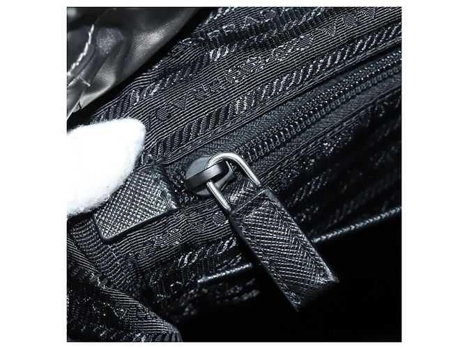 PRADA Backpack PVC Canvas Silver Auth 184815M Silvery - view 32