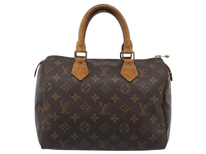 LOUIS VUITTON Borsa Monogram Speedy 25 M41528 LV Auth 186096 Monogramma - vista 13
