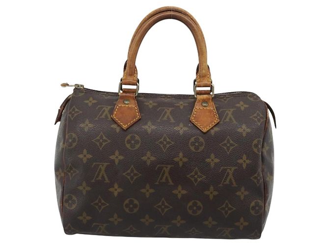 LOUIS VUITTON Borsa Monogram Speedy 25 M41528 LV Auth 186096 Monogramma - vista 2