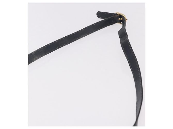 Borsa a tracolla GUCCI GG Supreme Sherry Line PVC Blu Navy Oro Auth 187772 D'oro - vista 14