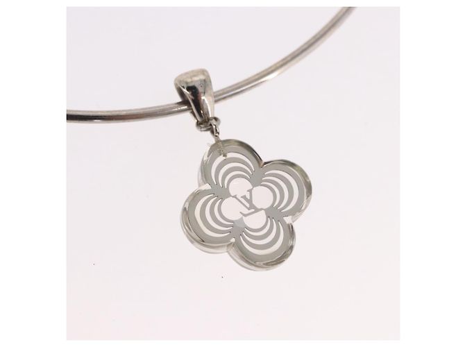 LOUIS VUITTON Corie Arafoli Choker metal Silver LV Auth 186177A Argento - vista 11
