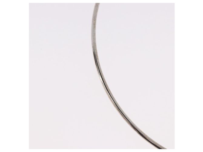 LOUIS VUITTON Corie Arafoli Choker metal Silver LV Auth 186177A Argento - vista 13