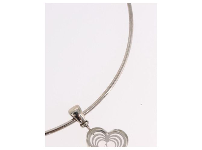 LOUIS VUITTON Corie Arafoli Choker metal Silver LV Auth 186177A Argento - vista 15