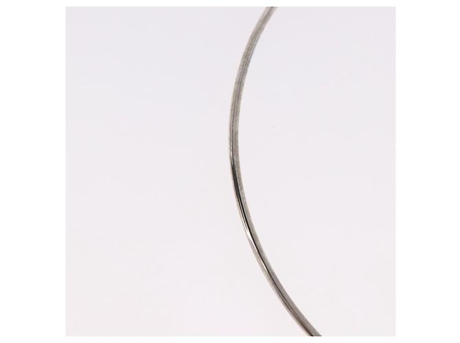 LOUIS VUITTON Corie Arafoli Choker metal Silver LV Auth 186177A Argento - vista 5