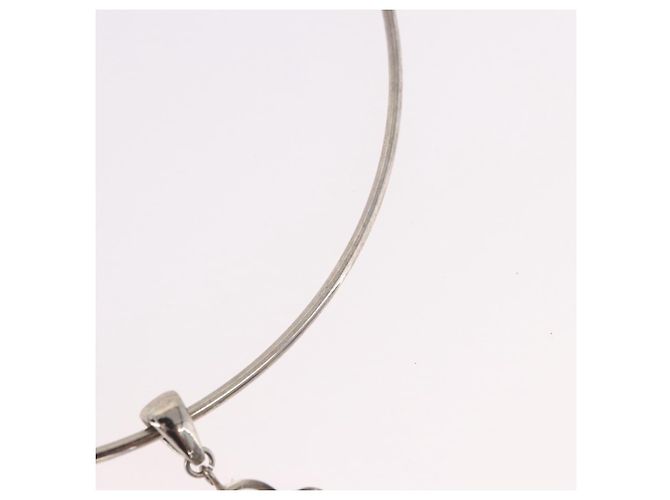 LOUIS VUITTON Corie Arafoli Choker metal Silver LV Auth 186177A Argento - vista 7