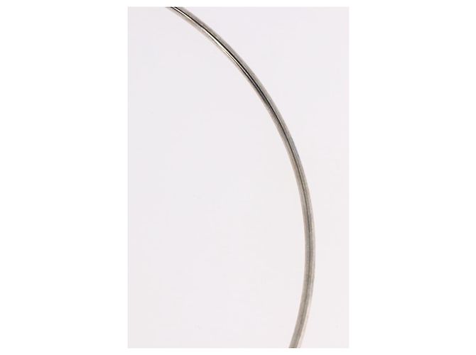LOUIS VUITTON Corie Arafoli Choker metal Silver LV Auth 186177A Argento - vista 8