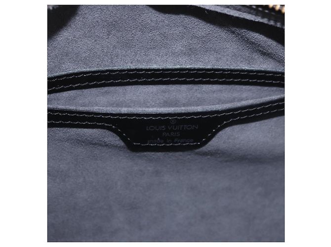 Borsa LOUIS VUITTON Epi Soufflot Nera M52222 LV Auth 187678 Nero - vista 10