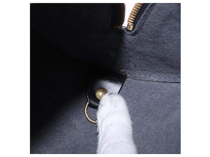 Borsa LOUIS VUITTON Epi Soufflot Nera M52222 LV Auth 187678 Nero - vista 12