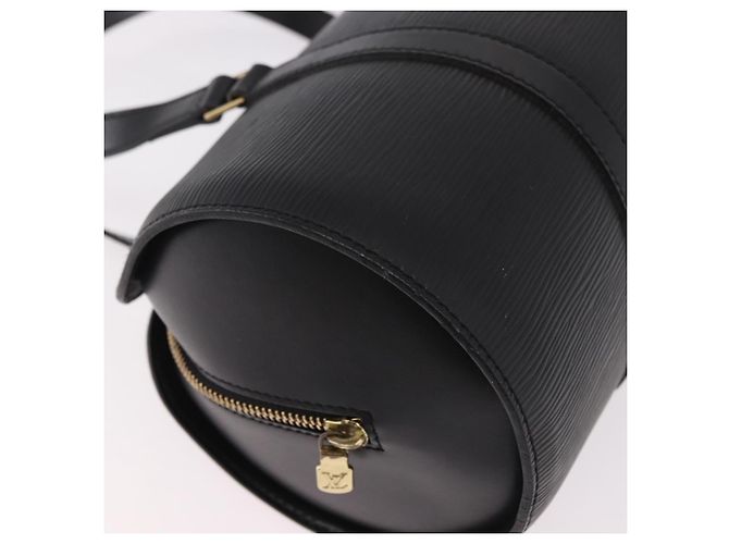 Borsa LOUIS VUITTON Epi Soufflot Nera M52222 LV Auth 187678 Nero - vista 15