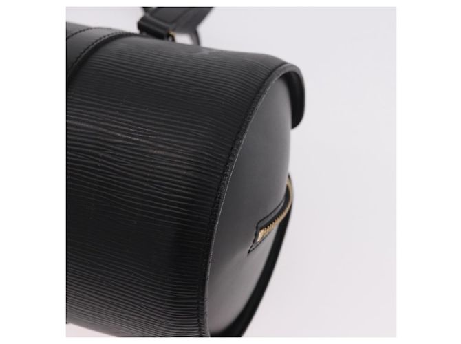 Borsa LOUIS VUITTON Epi Soufflot Nera M52222 LV Auth 187678 Nero - vista 16