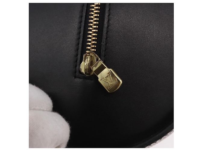 Borsa LOUIS VUITTON Epi Soufflot Nera M52222 LV Auth 187678 Nero - vista 17