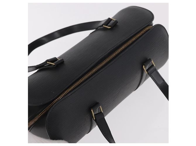 Borsa LOUIS VUITTON Epi Soufflot Nera M52222 LV Auth 187678 Nero - vista 6