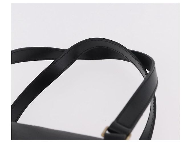 Borsa LOUIS VUITTON Epi Soufflot Nera M52222 LV Auth 187678 Nero - vista 8