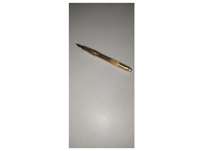 Stylo Plume Cartier Or et Laque Noire Doré - vue 8