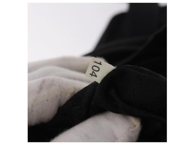 Zaino PRADA Nylon Nero Argento Auth 179537 - vista 11